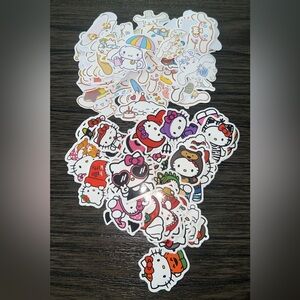 Cinnamoroll and Hello Kitty stickers!